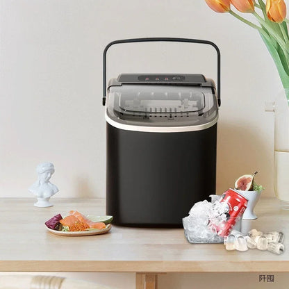 110V/220V Electric Ice Maker – Portable Automatic Bullet & Round Ice Cube Machine, Professional Use
