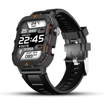 LAXASFIT Men’s Sports Smart Watch – 1.71" Screen, Blood Oxygen, Bluetooth Call, LED Flashlight, Multi-Sport Outdoor Watch