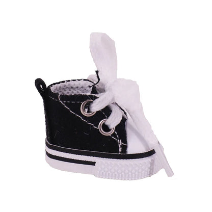 3.8cm Doll Canvas & Leather Shoes for 17cm Labubu Dolls – Cute Doll Clothes Accessories & Gift for Girls