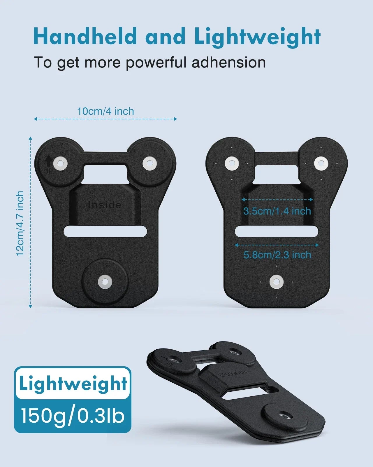 Magnetic Suction Back Clip for Boblov KJ21 & PD70 Mini Body Cameras – Strong Magnetic Hold