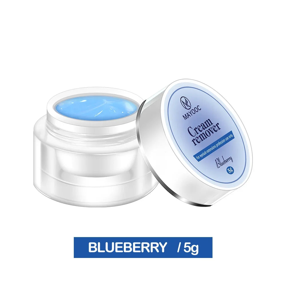 MAYOOC 5/15g Eyelash Glue Remover — Quick-Dry Transparent Cream for Professional Eyelash Extensions, Custom Logo Available