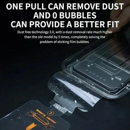 5Pcs Oleophobic Coating Screen Protector for iPhone 11-16 Pro Max, Plus, XS & XR – Dust-Free, Easy Installation