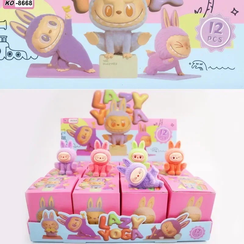 12-Pack Cartoon Kawaii Plush Blind Box Mini Dolls – Cute Trendy Desktop Accessories & Toys