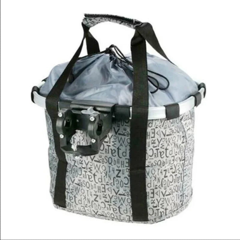 Bicycle Front Basket & Pet Carrier — 2-in-1 Detachable MTB Handlebar Bag, Small Dog Pouch, Foldable Cycling Baggage, 5KG Load