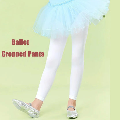 Kids Breathable Ballet Dance Leggings – Boys & Girls Calf-Length Ankle Tights for Dance Practice