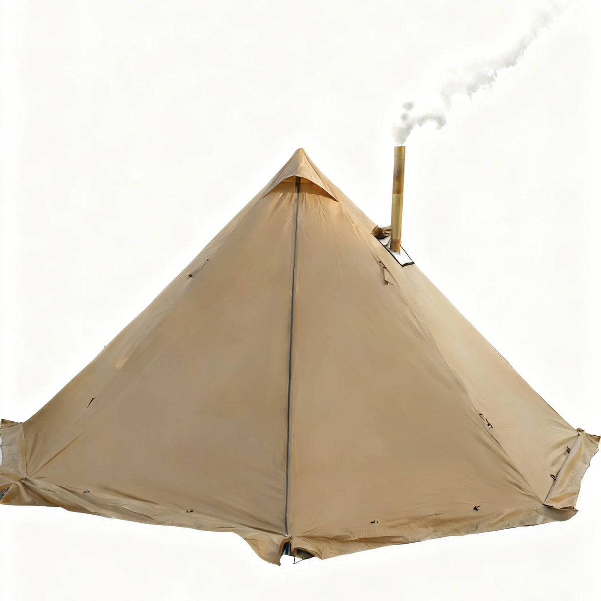 4-Season Hot Tent with Stove Jack - Waterproof Teepee Camping Tent for 2–4 People, Winter Bushcraft & Hiking
