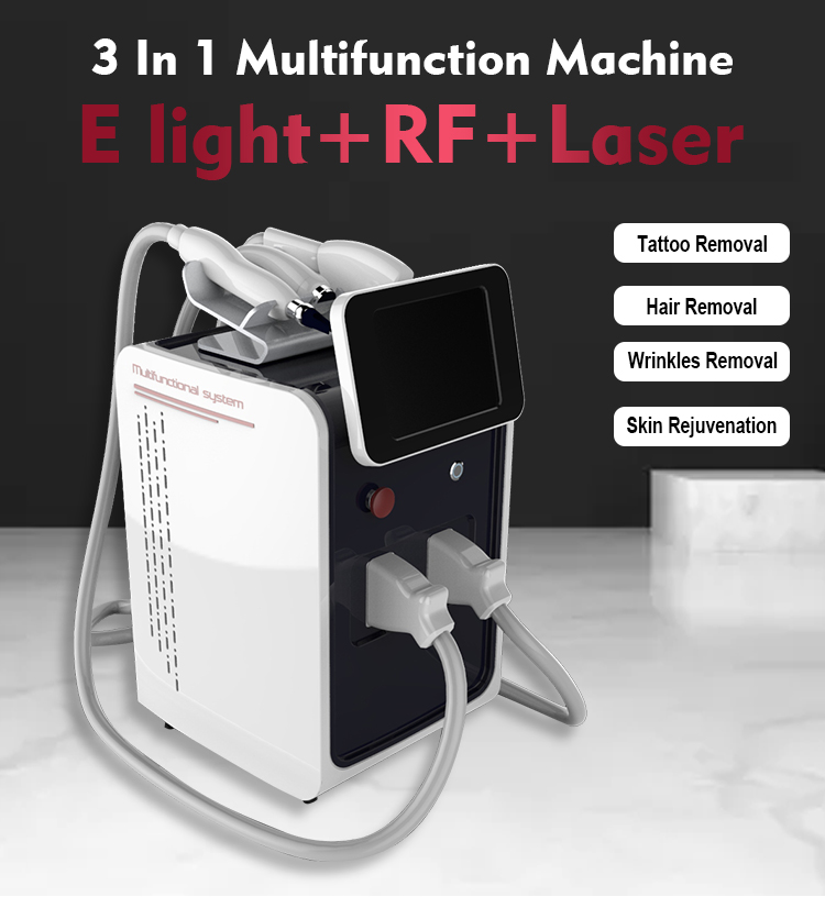 3-in-1 Portable Professional ND YAG & IPL Laser Machine – Hair, Tattoo & Pigment Removal, Skin Rejuvenation