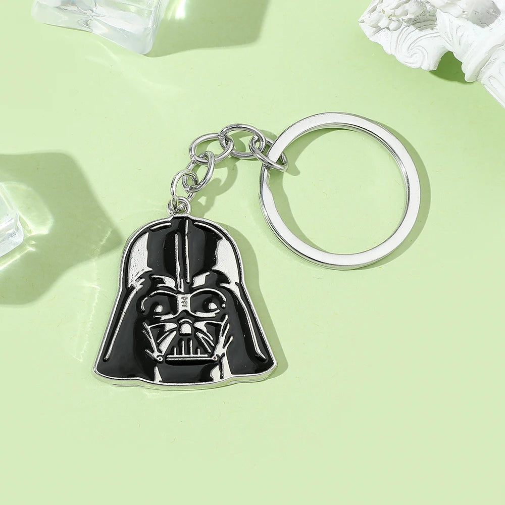 Darth Vader Alloy Metal Keychain Charm - Star Wars DIY Jewelry and Accessories Making Pendant