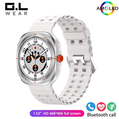 G.L Wear 2025 Men’s Smartwatch – Heart Rate, Fitness Tracking, Bluetooth Calling & Pedometer