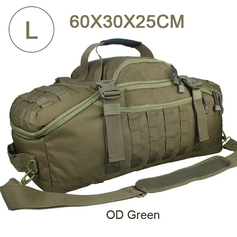 LQARMY 60L/80L Tactical Camping Backpack - Molle Hiking, Travel & Climbing Rucksack for Men