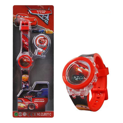 Flash Frozen Mickey Kids Watch - Cartoon Digital Wristwatch for Girls and Boys School Gifts