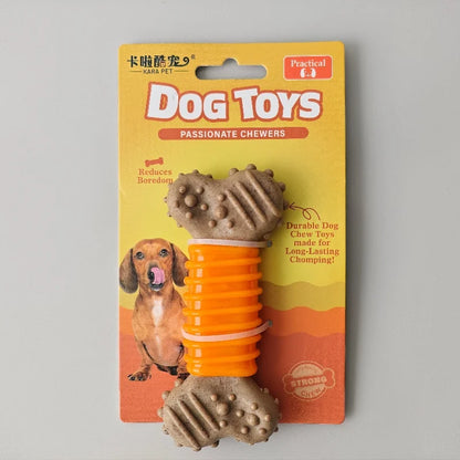 Durable Dog Chew Toy - Bite-Resistant Bone-Shaped Interactive Toy for Small, Medium & Large Dogs