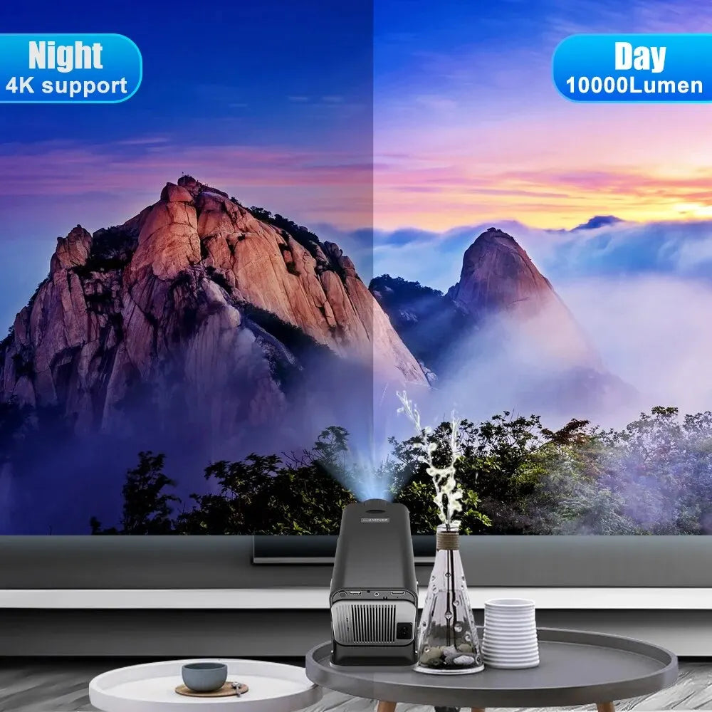 Magcubic Android 11 390ANSI HY320 Projector - 4K Native 1080P, Dual Wifi6 BT5.0, Outdoor Portable Cinema Projetor - Upgraded HY300 Model