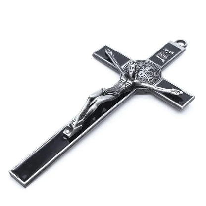 Jesus Crucifix Cross Wall Decor - Antique-Style Church and Chapel Display