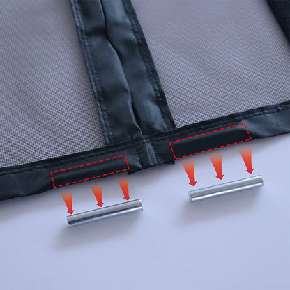 Magnetic Door Screen Mosquito Net Curtain, Custom Size Automatic Close Fly Insect Mesh for Kitchen & Living Room Indoor Use