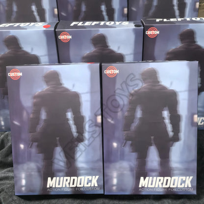 FlefToys Marvel Daredevil Action Figure — 8" Classic Red Shadowland Reborn Black, Devil Defenders Matt Murdock Legends In Stock