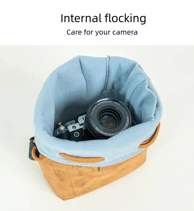 Instax Mini 12 EVO Camera Bag – Waterproof Single Shoulder Travel Bag for Canon, Nikon, Sony, Pentax & iPhone 15 AirPods Pro