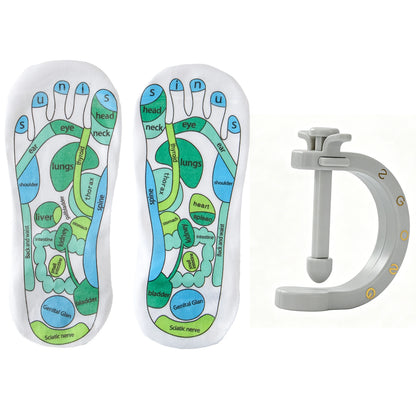Foot Acupressure Massage Tool - Reflexology Pressure Point Foot Care Aid