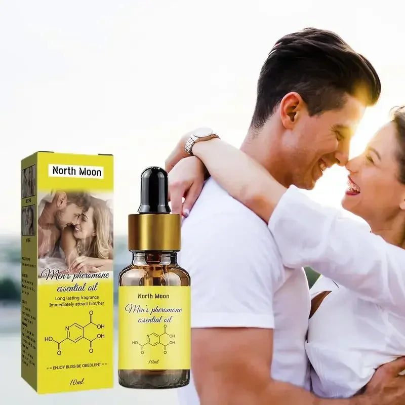 10ml Men's Pheromone Essential Oil – Long-Lasting Natural Body Essence Fragrance, Attracts Women