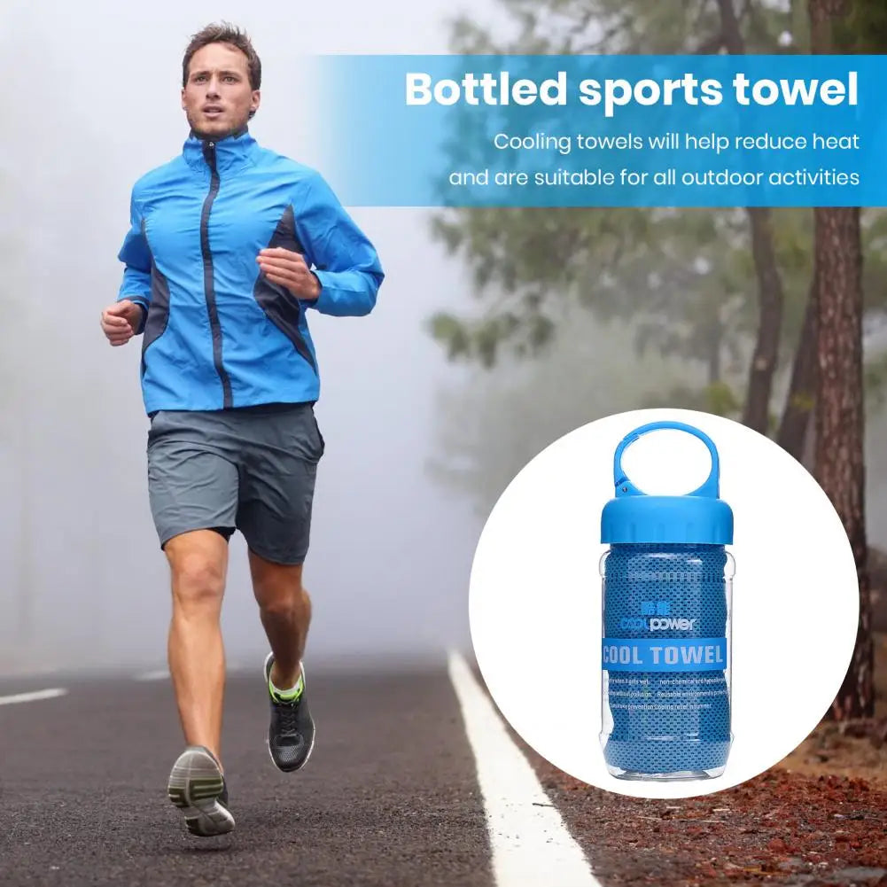 Instant Cooling Sports Towel – Quick-Dry Sweat-Absorbent Gym, Yoga & Workout Fitness Towel