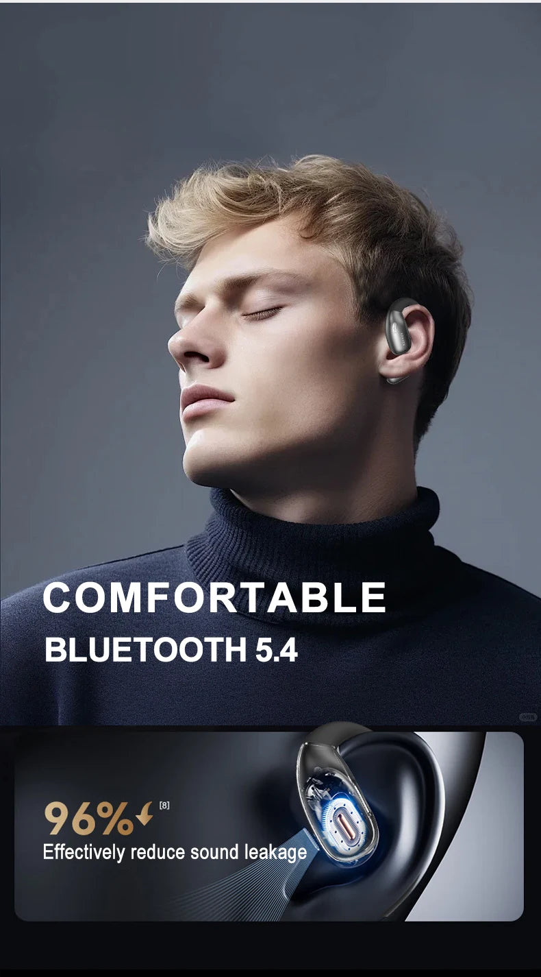 ERAZER XF31 AI Translator Earphones - Bluetooth Translation Earbuds, Sleep ASMR Headset, DIY APP, Wireless Open-Back Headphones