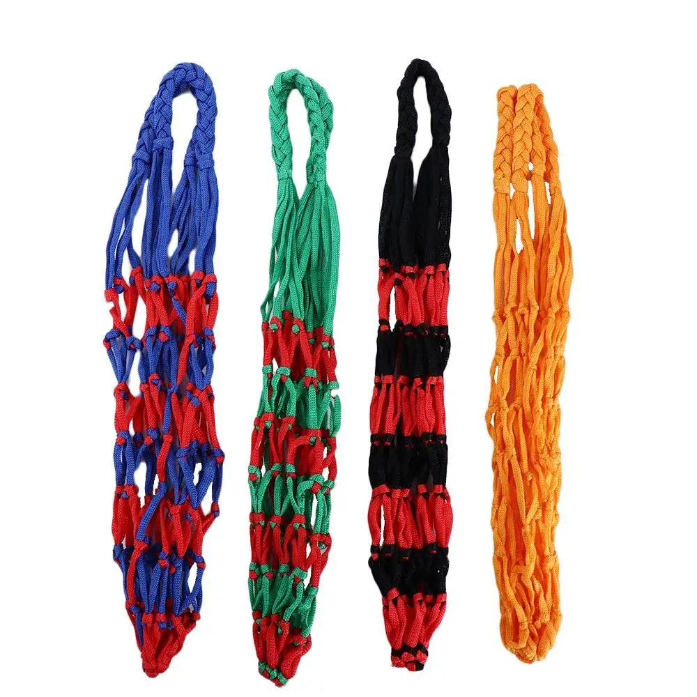 Nylon Drawstring Ball Storage Bag - Multi-Sport Carry Bag for Basketball, Soccer, Volleyball, Football - Youth Self Trainer Kick Net