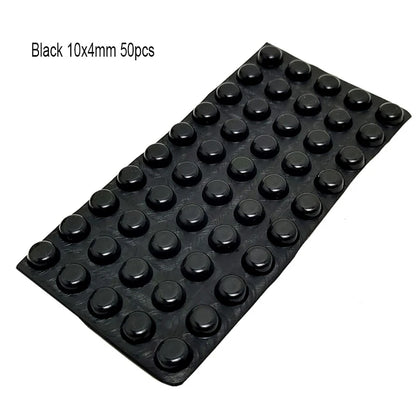 18–100PCS Self-Adhesive Silicone Door Stops – Cabinet Bumpers & Rubber Cushion Pads for Furniture Protection