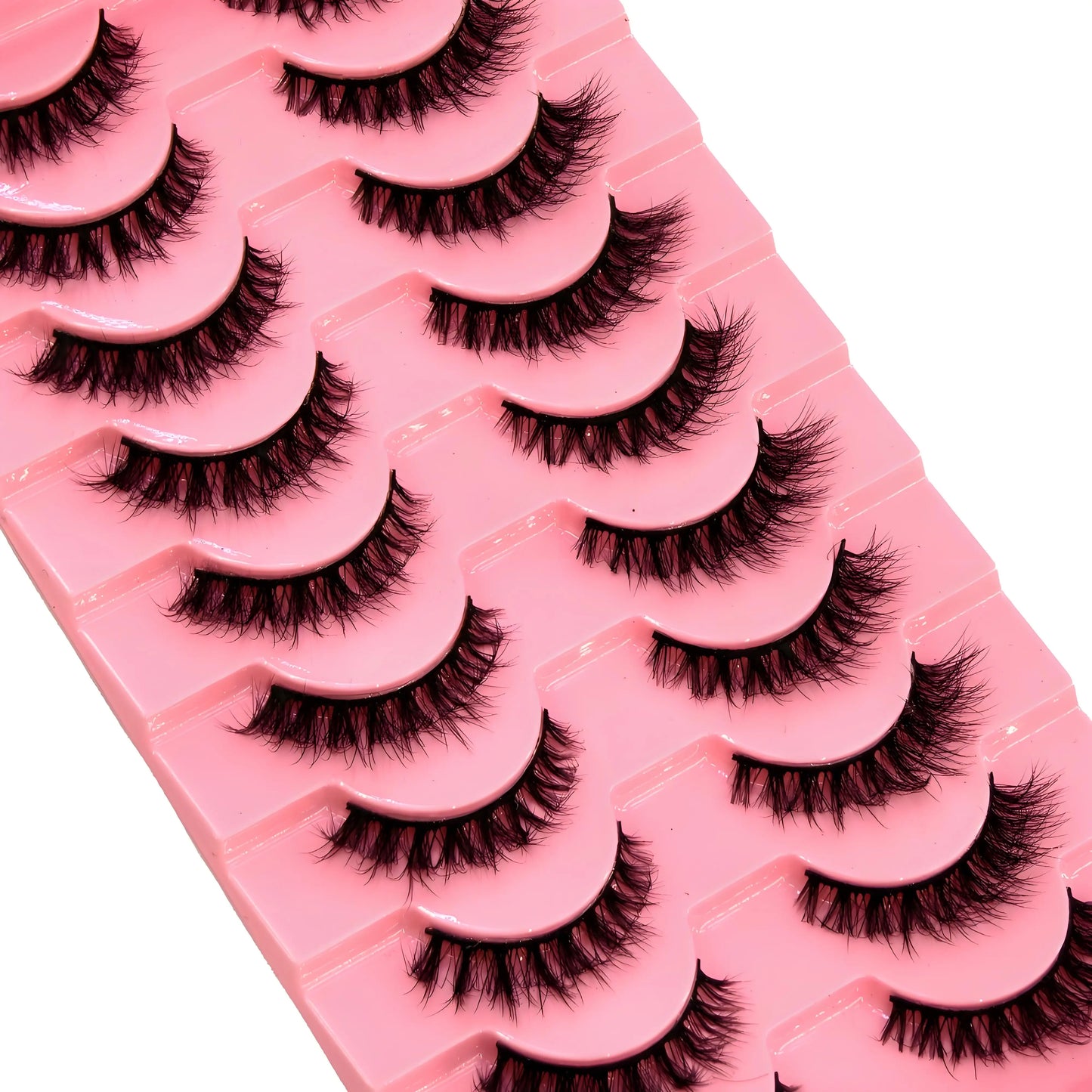38 Styles 10 Pairs 3D Mink False Eyelashes – Natural Short & Long Fake Lashes Makeup Extension Kit