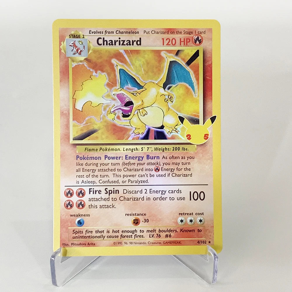PTCG Charizard V VMAX EX GX Cards - Rare Collectible Battle and Proxy Trading Cards