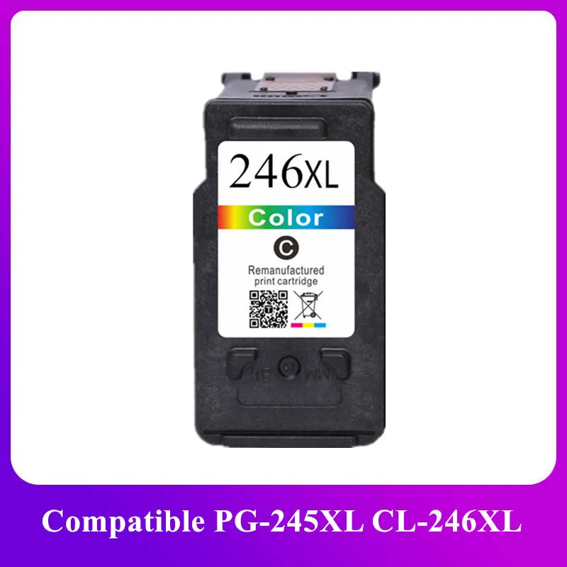 PG-245XL / CL-246XL Ink Cartridges for Canon – High Yield Replacement Ink Set for Pixma iP2820, MX492, MG2924 & MG2520 Printers