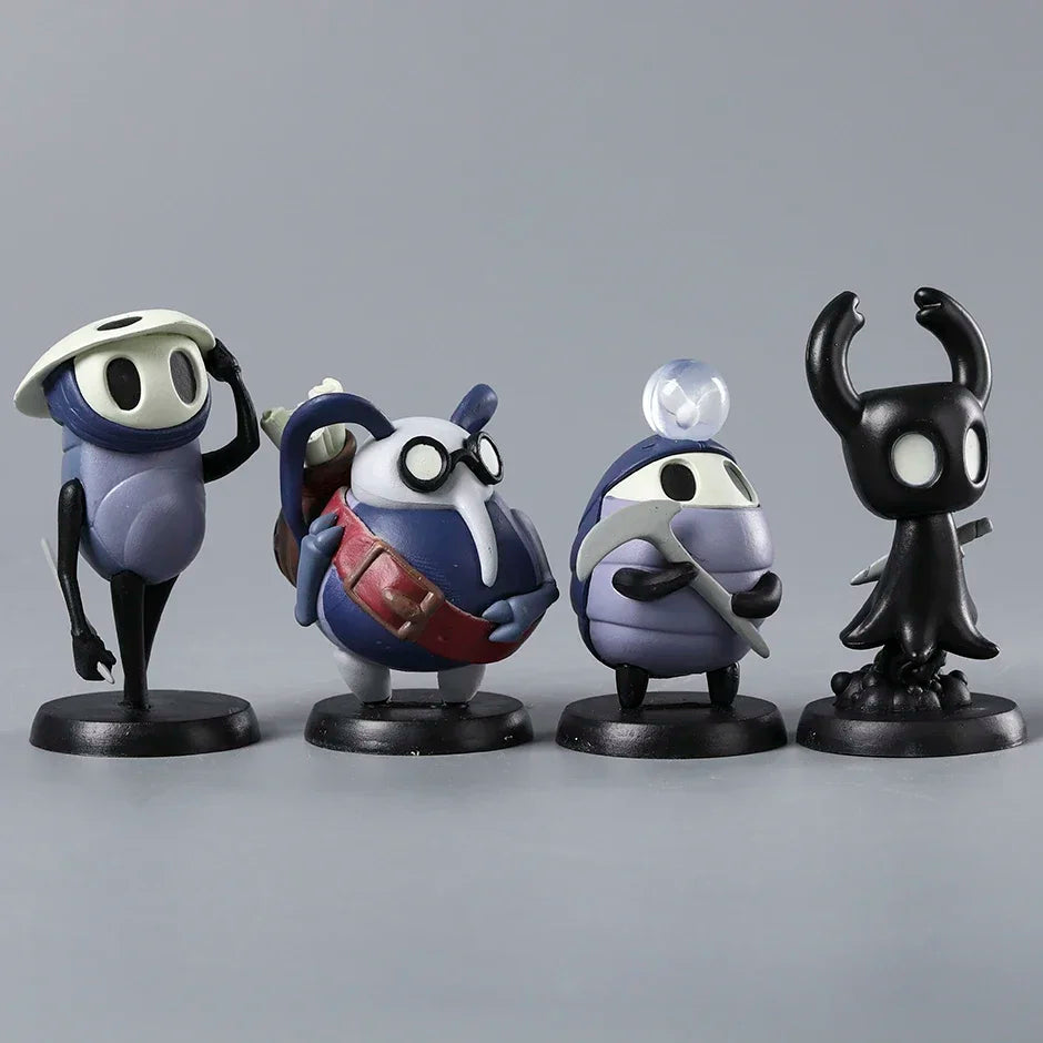 Hollow Knight PVC Figure Set | Hornet, Knight, Zote, Grub, Quirrel, Cornifer & Myla Desktop Decoration Toys