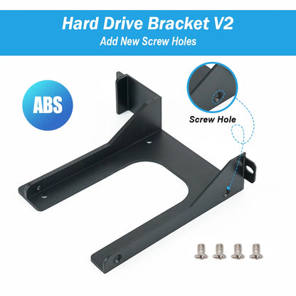 New ABS 2.5-Inch HDD/SSD Bracket with Screws for PS2 Fat – Fits SCPH-30000 & SCPH-50000 Consoles
