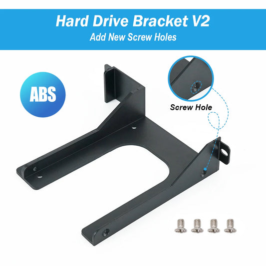 New ABS 2.5-Inch HDD/SSD Bracket with Screws for PS2 Fat – Fits SCPH-30000 & SCPH-50000 Consoles