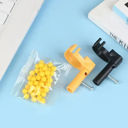Mini Hidden Plastic Paper Ball Launcher - Safe Party Prank Toy & Fun Gift Gadget