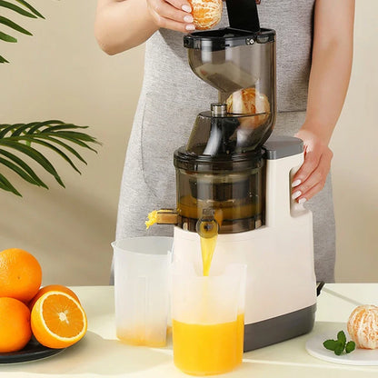 Houselin 7" Masticating Juicer — Cold Press Electric Juicer for Whole Fruits & Vegetables, High Yield