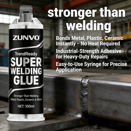 Super Welding Glue - Strong Bonding Adhesive for Metal, Plastic, and Ceramic Repairs