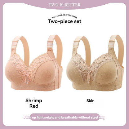 Women’s Lace Deep V Ultra-Thin Bralette – Sexy Sheer Lingerie Top Plus Size Comfortable Everyday Bra