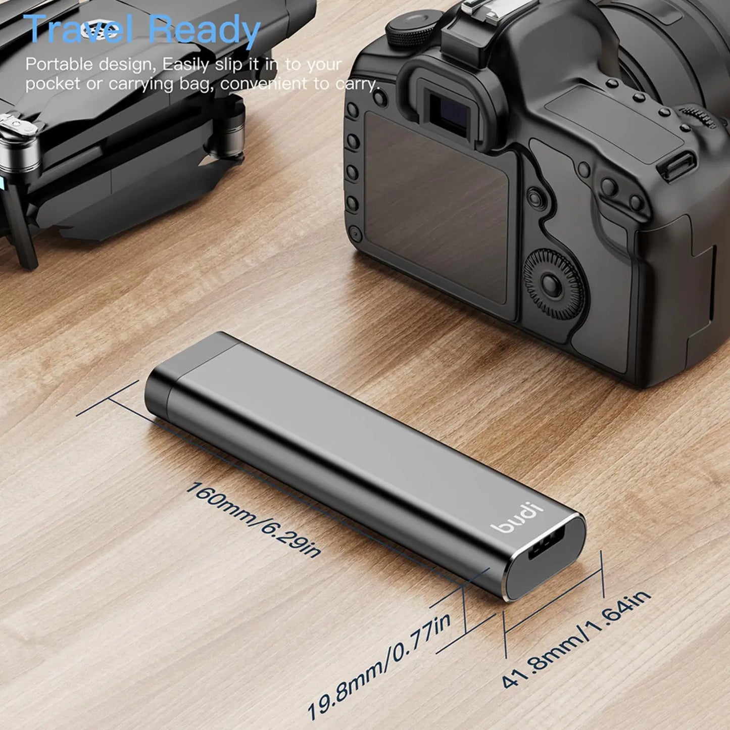 BoxBUDI 30-Slot Memory Card Storage Case – Shockproof, Anti-Pressure, Portable Card Holder Wallet with Anti-Loss Design