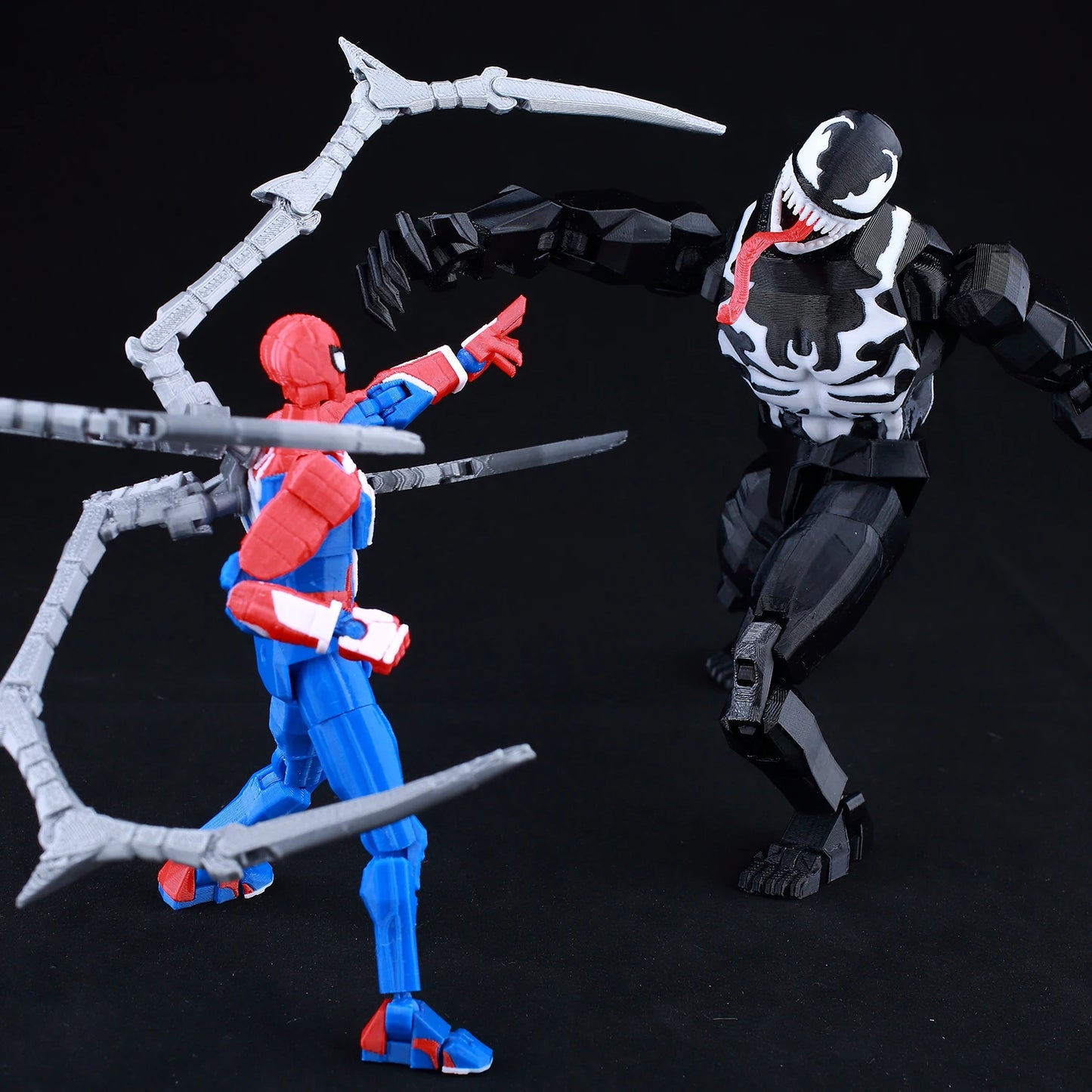 9L3D Lucky13 T13 Action Figures — 3D Printed Deadpool, Wolverine, Batman, Spider-Man & Venom Anime Model Toys, Collectible Gift