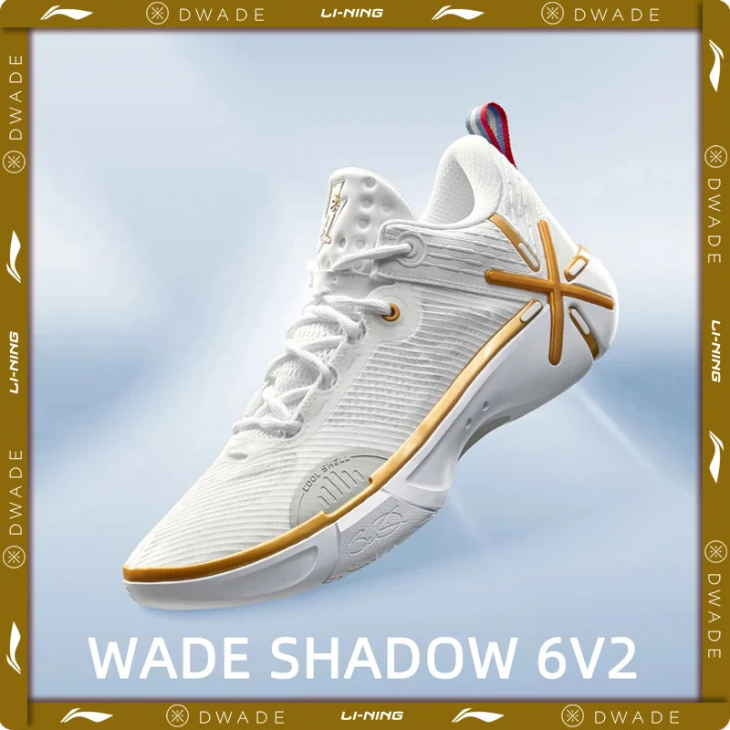 Li-Ning WADE SHADOW 6V2 Men's Basketball Shoes - BOOM Cushion Stable Support Sneakers