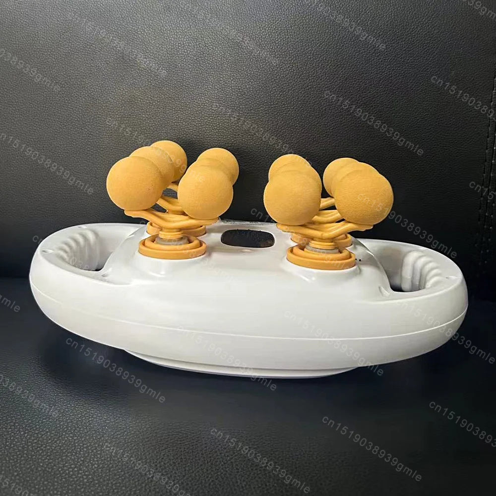 Fascia Massage Gun with 12/8 Heads — Electric Deep Tissue Muscle Relaxation Gun, High-Frequency Back & Body Massager