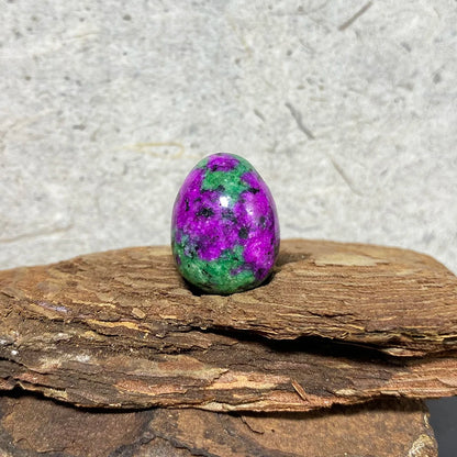 EG1-7 Mini Natural Stone Egg - Polished Meditation Fidget Stone for Stress Relief, Desk Decor, and Gifts