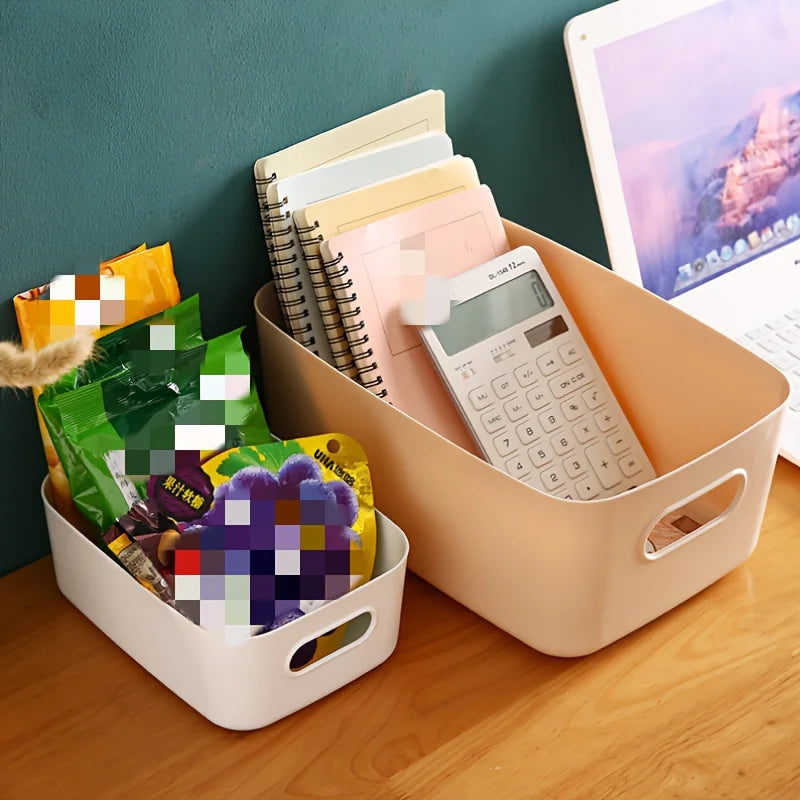Multi-Functional Storage Boxes – Durable Plastic Organizers for Cosmetics, Snacks, Kitchen, Bathroom & Office