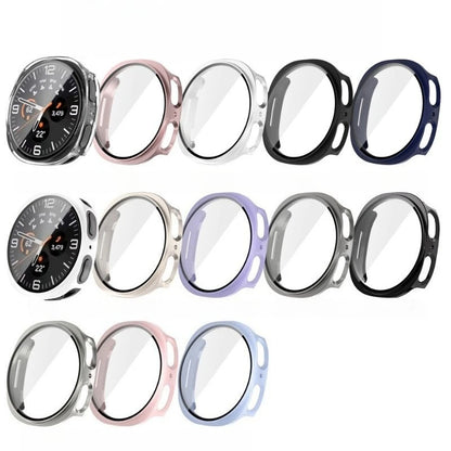 Tempered Glass + Protective Case for Samsung Galaxy Watch 8 (40mm/44mm & Classic) – Anti-Scratch Screen Protector Bumper Cover