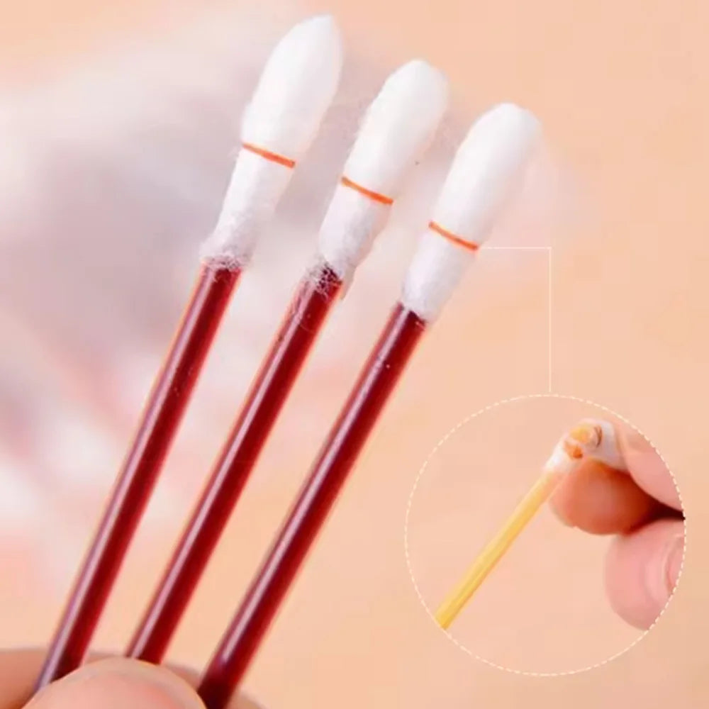 50-Piece Disposable Iodine Cotton Swabs – Antiseptic First Aid Sticks for Wound Care and Emergency Kits