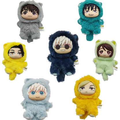 Spell Return Battle Paradise Party Plush Keychain - Cute Character Doll Pendant and Birthday Gift for Boys and Girls