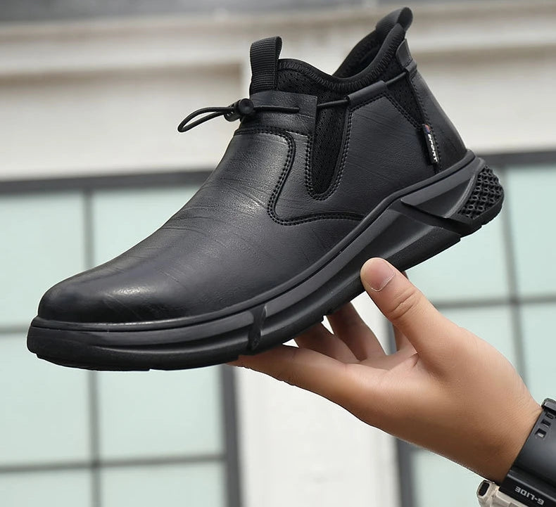 Fashion Safety Shoes for Men – Steel Toe Work Boots, Indestructible Puncture-Proof Protective Footwear