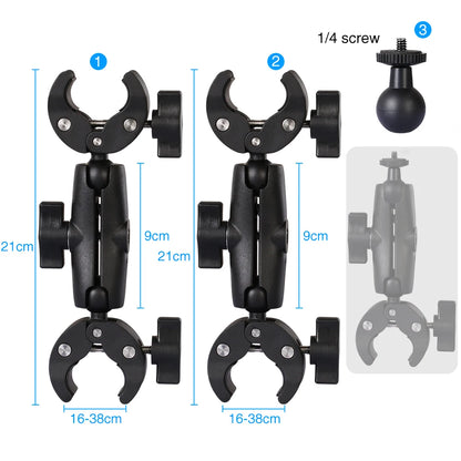 Motorcycle Panoramic Selfie Stick for Insta360 One X2/X3, Monopod Handlebar Mount Bracket, Compatible with GoPro Max Hero 11 Accessories