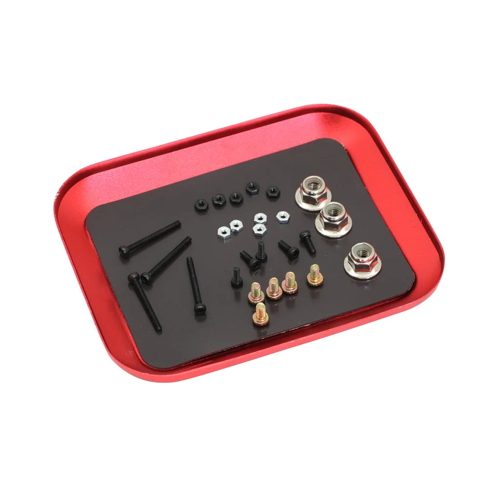 RC Tool Tray — Aluminium Alloy Magnetic Screw Plate for RC Repairs