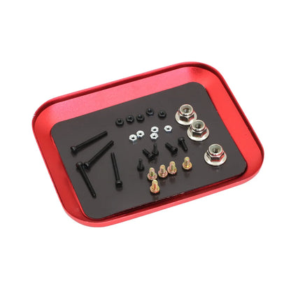 RC Tool Tray — Aluminium Alloy Magnetic Screw Plate for RC Repairs
